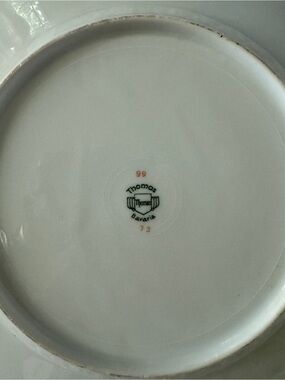 Thomas Bavaria White Porcelain Dinner Plate
